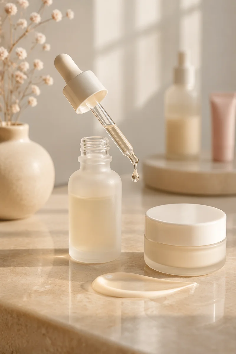 Premium Eye Cream Dropper Vanity Close-Up
