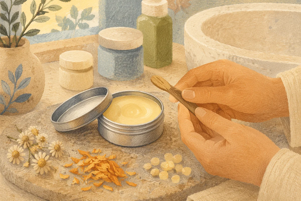 Organic Lip Balm Tin Beauty Ritual