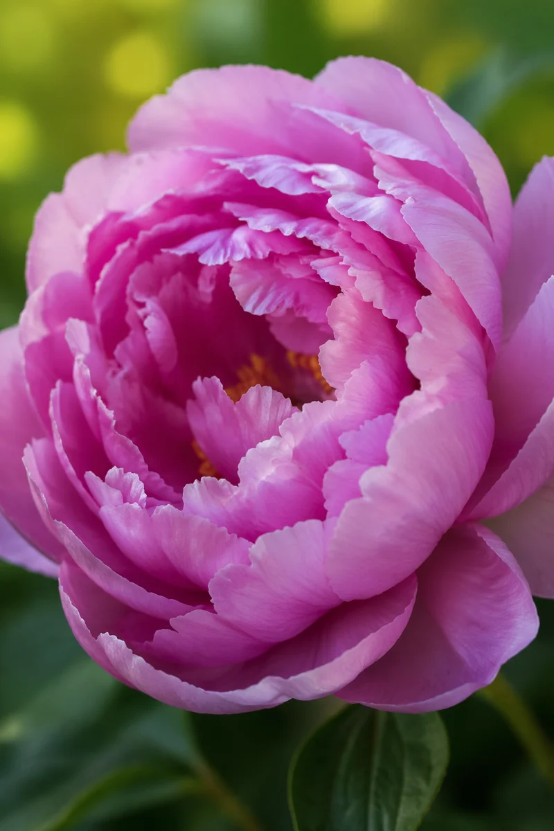 Soft Pink Peony Macro Bloom