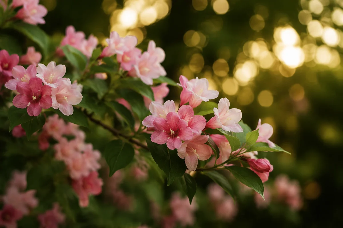 Fresh Spring Blossom Garden Closeup
