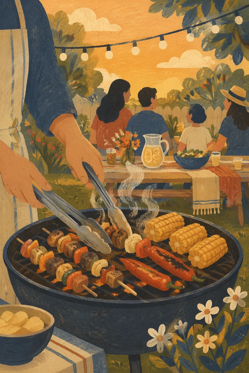 Summer Backyard Barbecue Fellowship