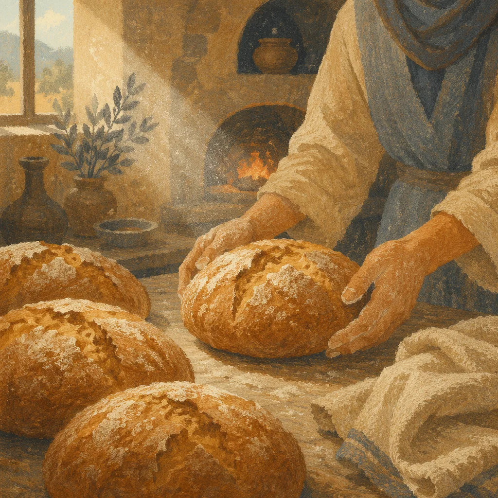 Fresh Artisan Loaves at Dawn Bakery