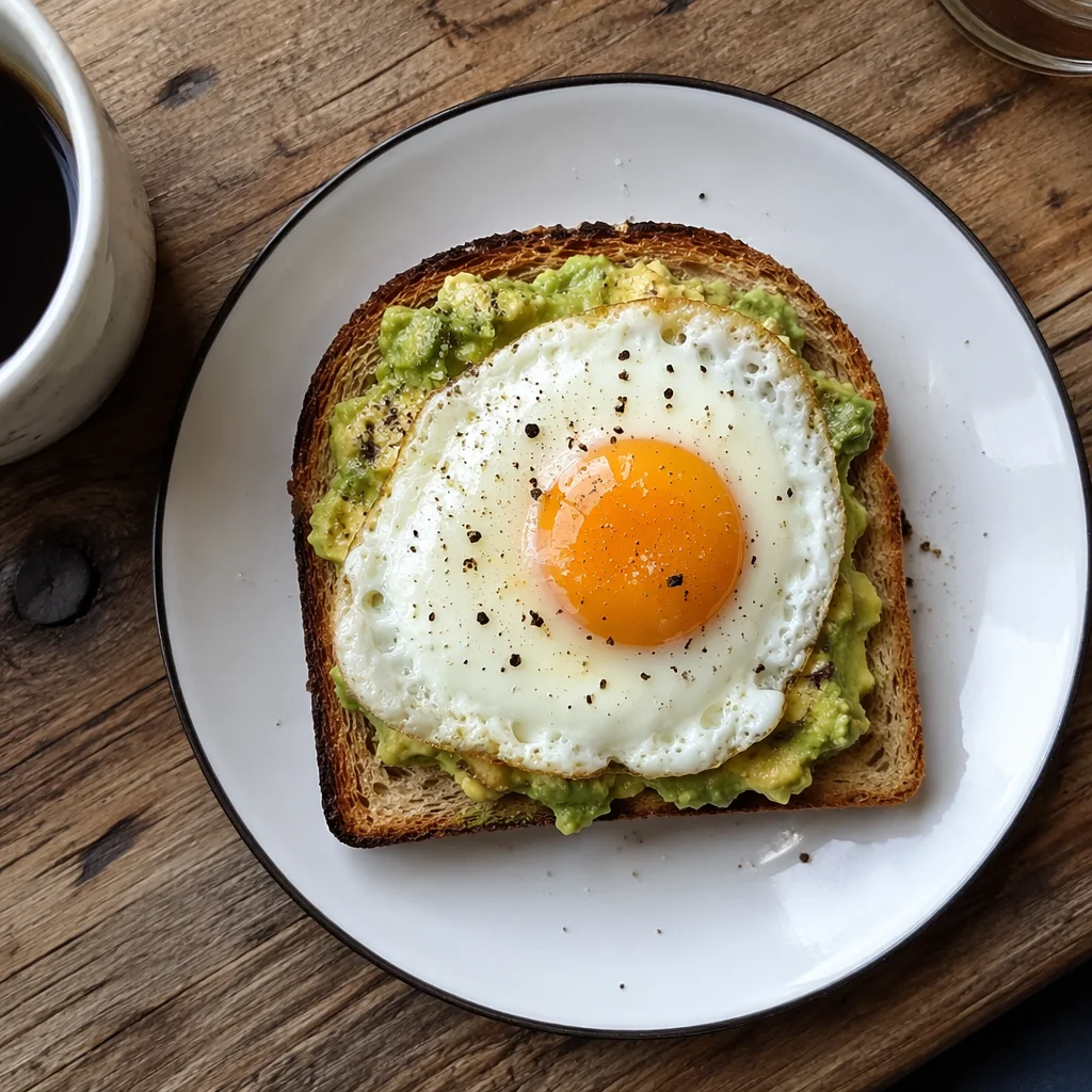 Cozy Avocado Toast and Egg Breakfast