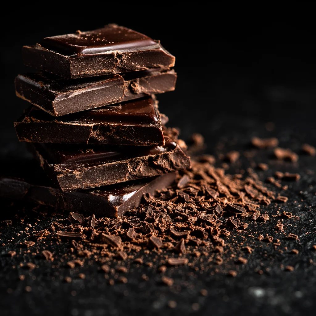 Dark Chocolate Pieces with Moody Cocoa Crumbs