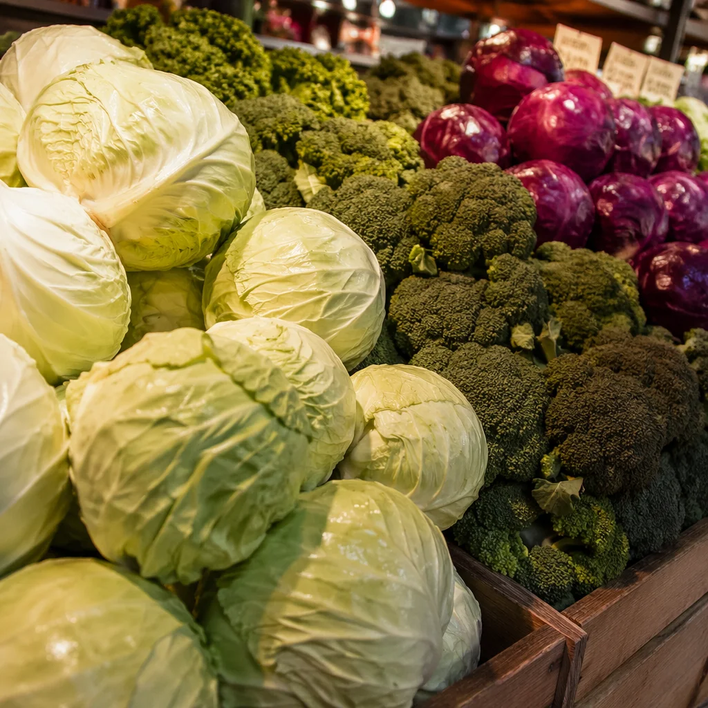 Colorful Fresh Produce Market Stall Closeup