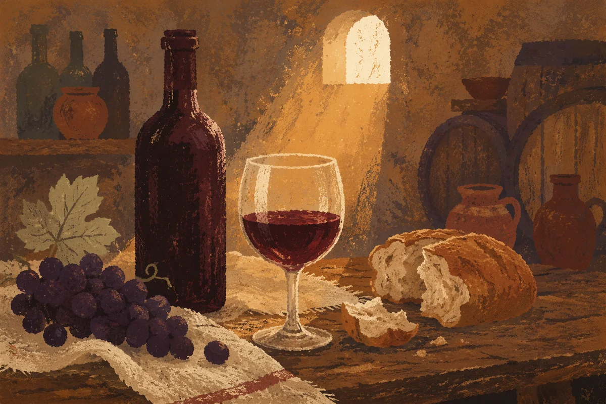 Rustic Wine and Bread Cellar Fellowship