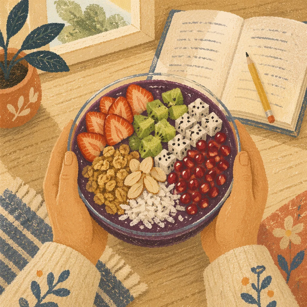 Tropical Acai Bowl Study Break