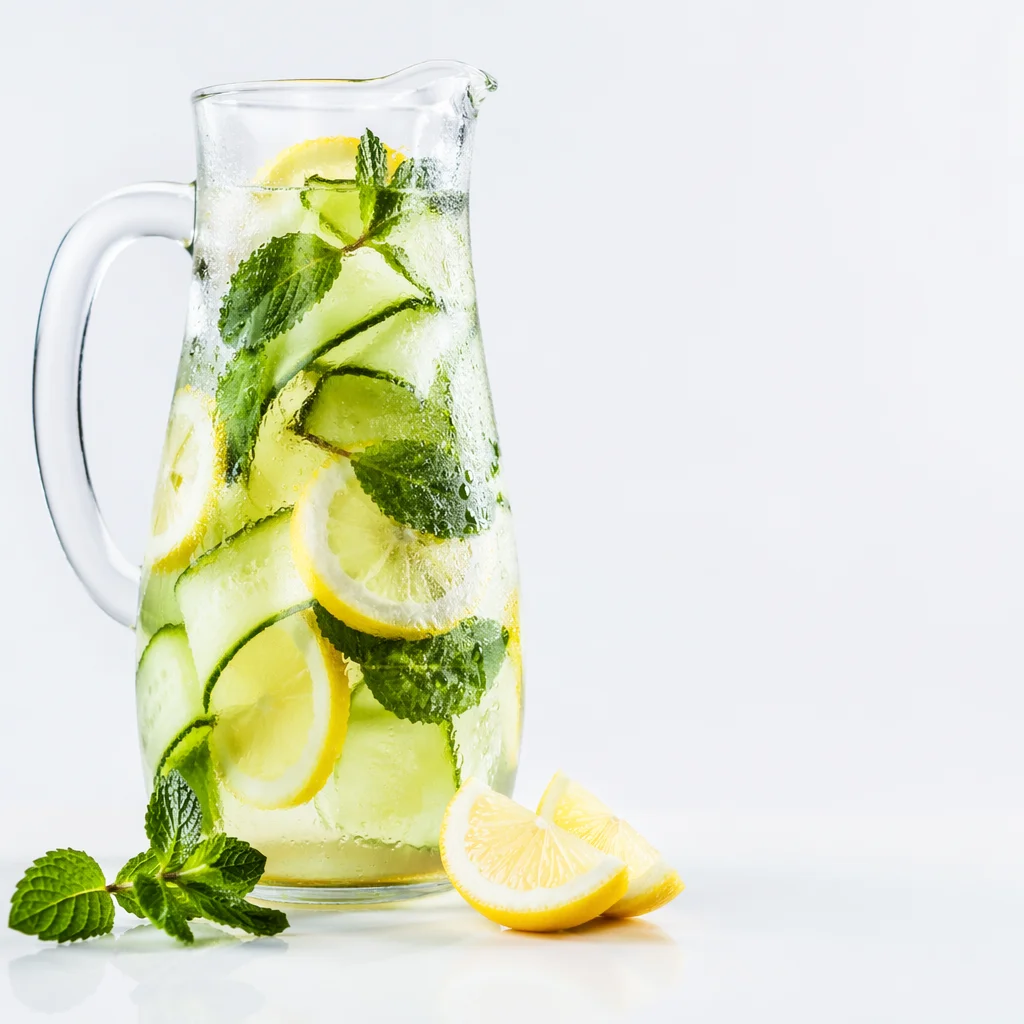 Refreshing Lemon Cucumber Mint Detox Water