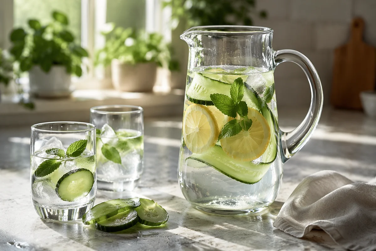 Refreshing Detox Water Pitcher with Citrus