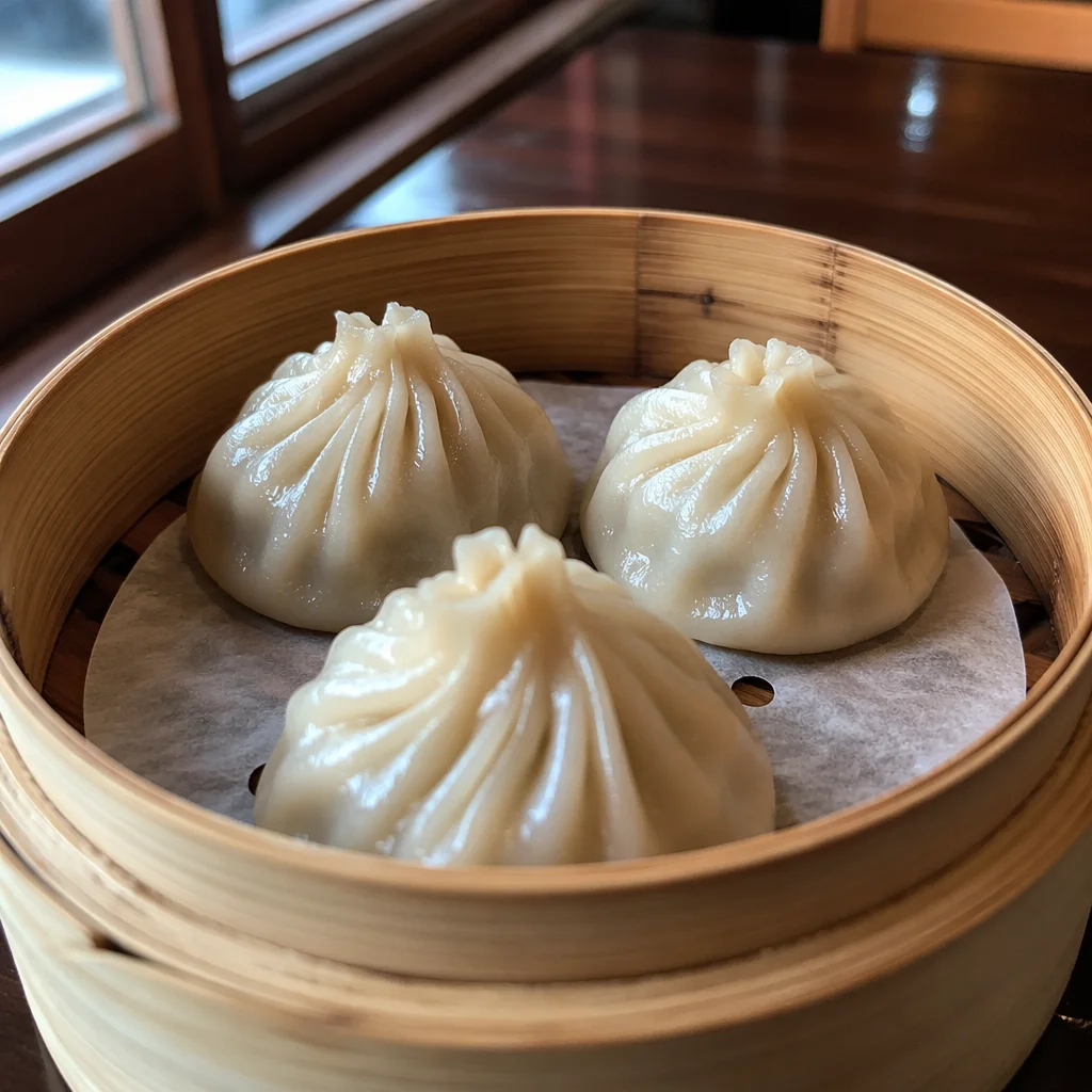Handmade Dim Sum in Bamboo Steamer