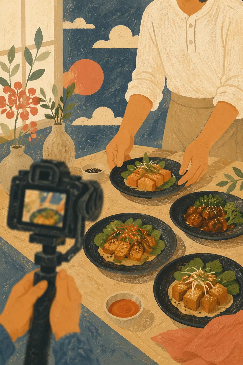 Behind the Scenes Food Photography Table