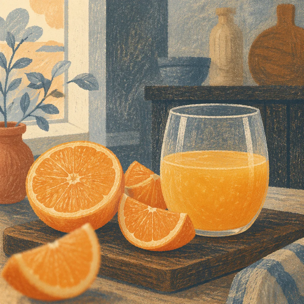 Freshly Squeezed Orange Juice with Pulp