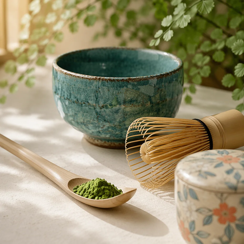 Calm Matcha Tea Ritual Still Life