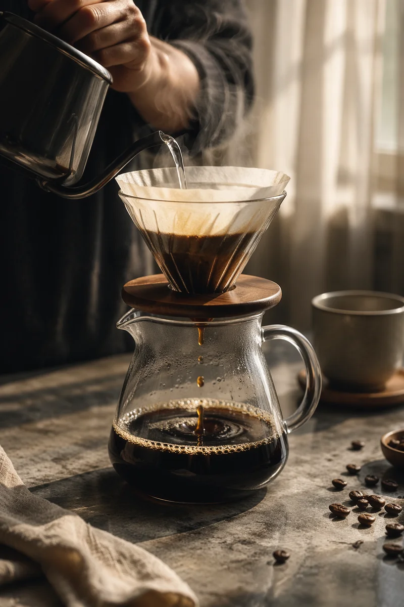 Cozy Pour Over Coffee Morning Ritual