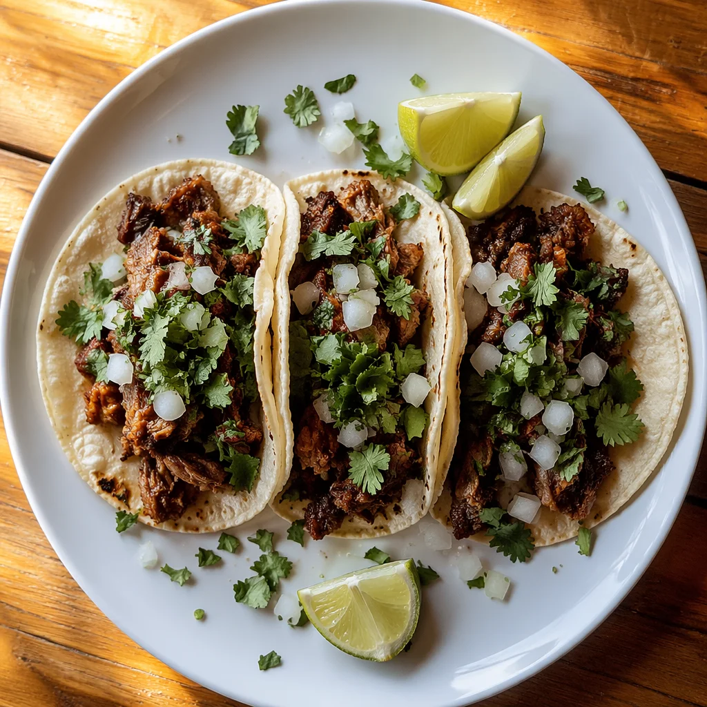 Street Tacos with Lime and Cilantro