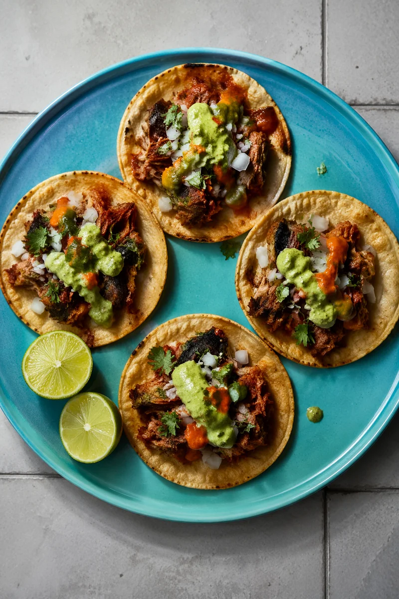 Street Tacos with Lime and Cilantro
