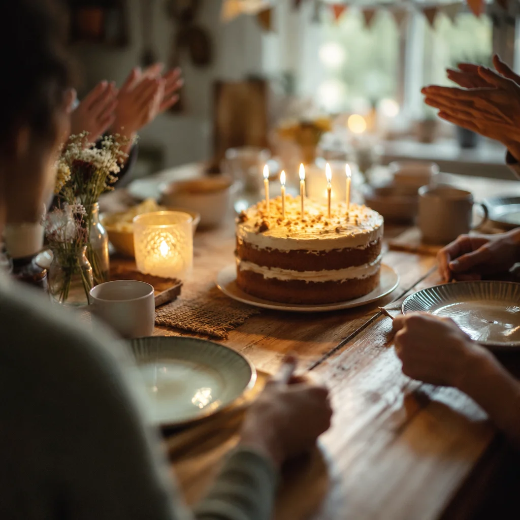 Cozy Church Fellowship Birthday Cake Celebration