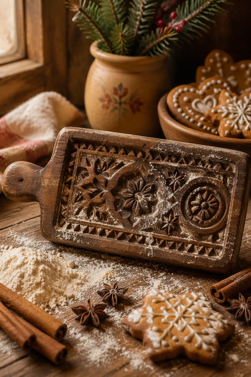 Antique Gingerbread Mold for Cozy Christmas Baking
