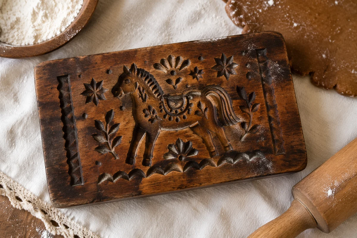 Antique Gingerbread Mold for Christmas Baking