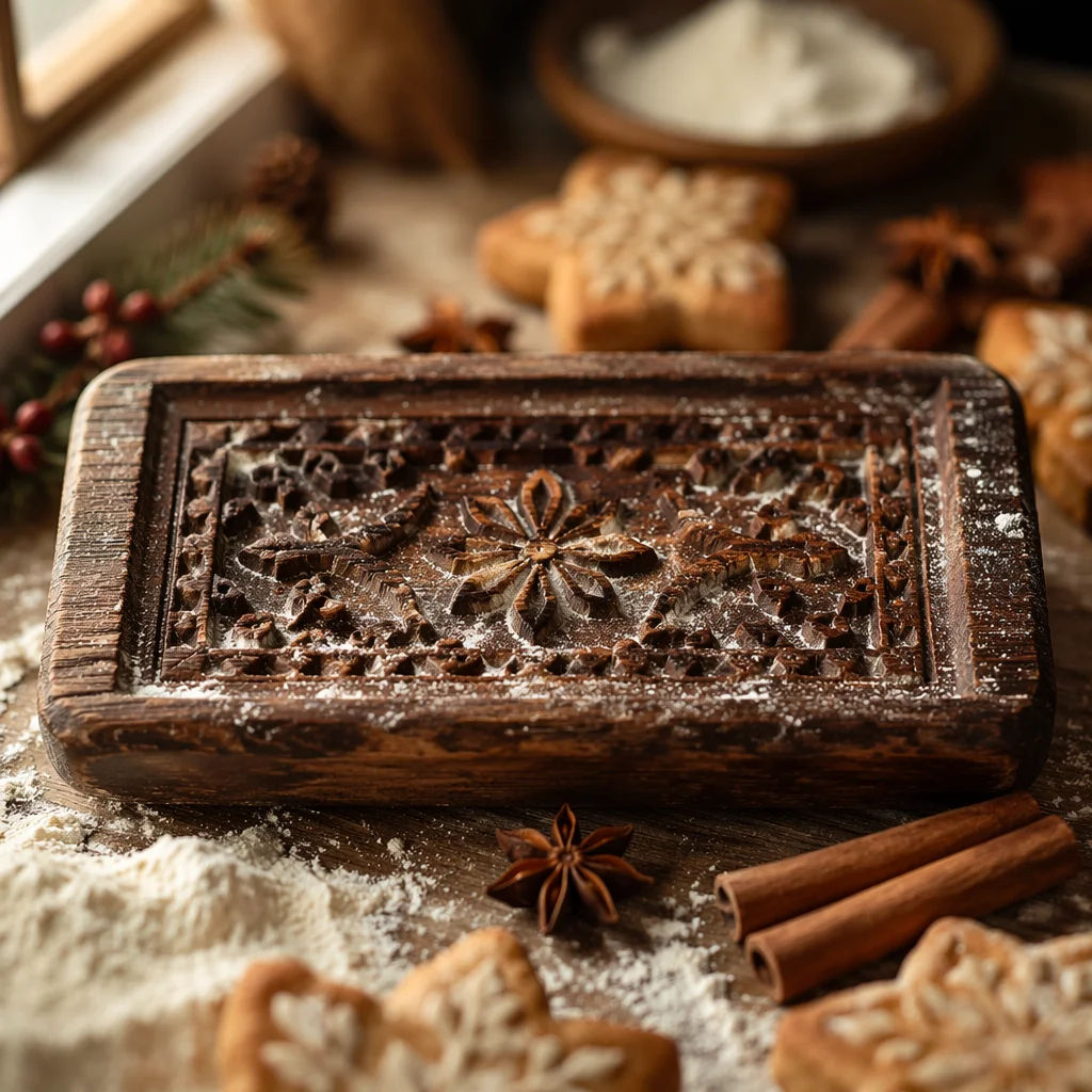 Antique Gingerbread Mold for Christmas Baking