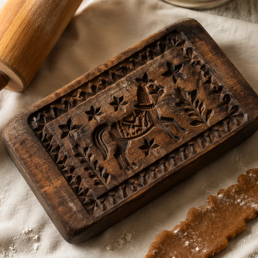 Antique Gingerbread Mold for Christmas Baking