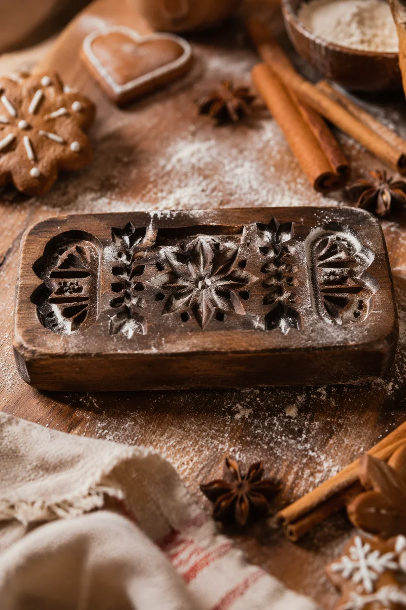 Cozy Christmas Gingerbread Baking Mold