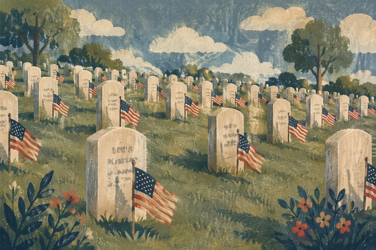 Memorial Day Cemetery Flags of Honor