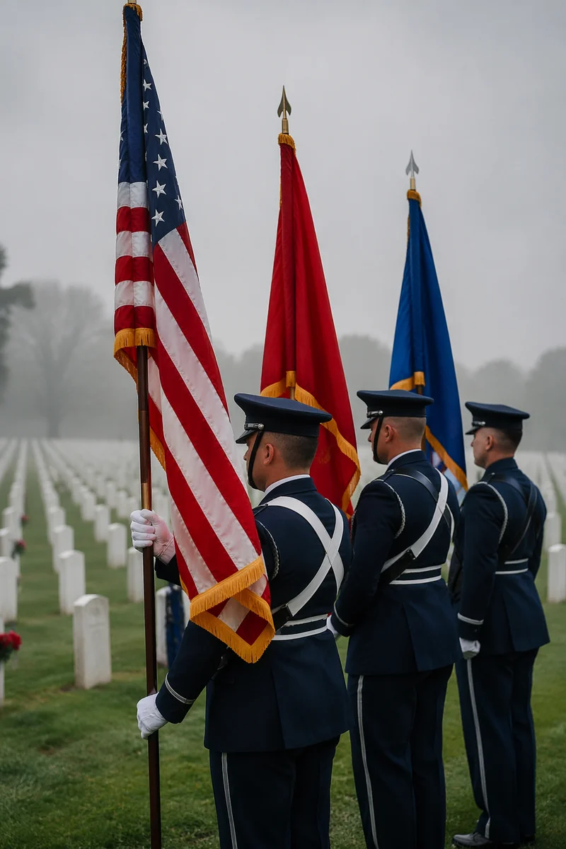 Memorial Day Honor Guard Cemetery Tribute