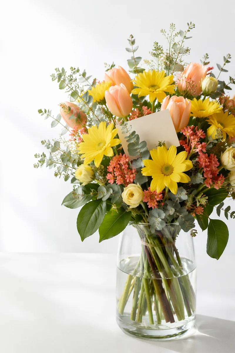 Mother’s Day Bouquet With Blank Gift Card