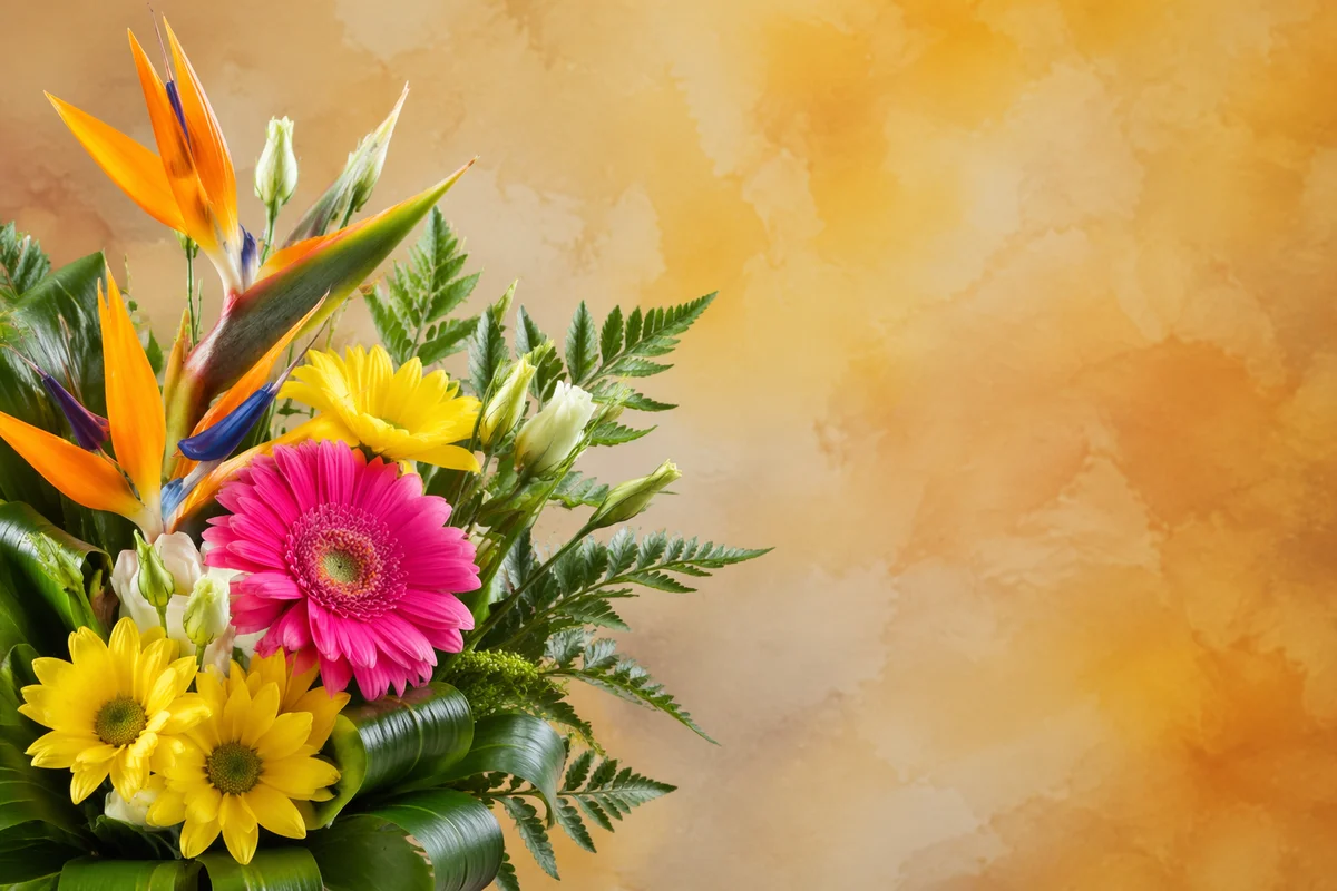 Mother’s Day Bouquet Gift Card Background