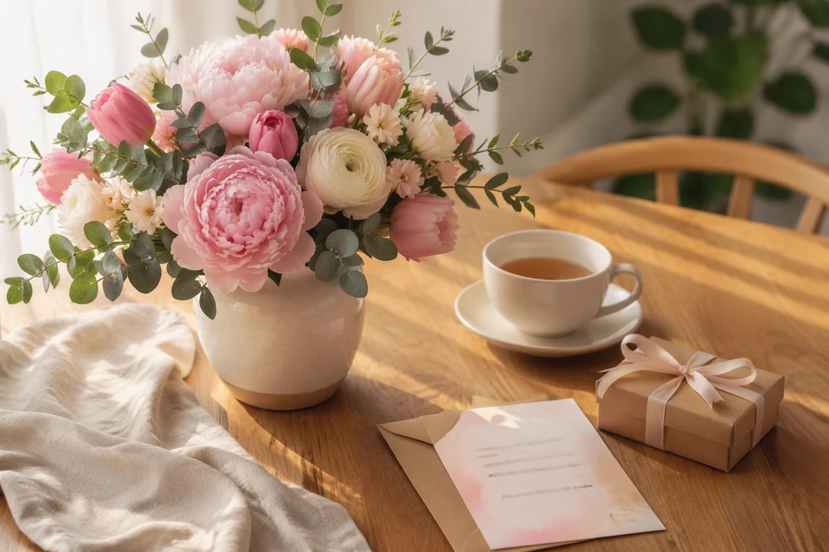 Mother's Day Bouquet and Gift Card