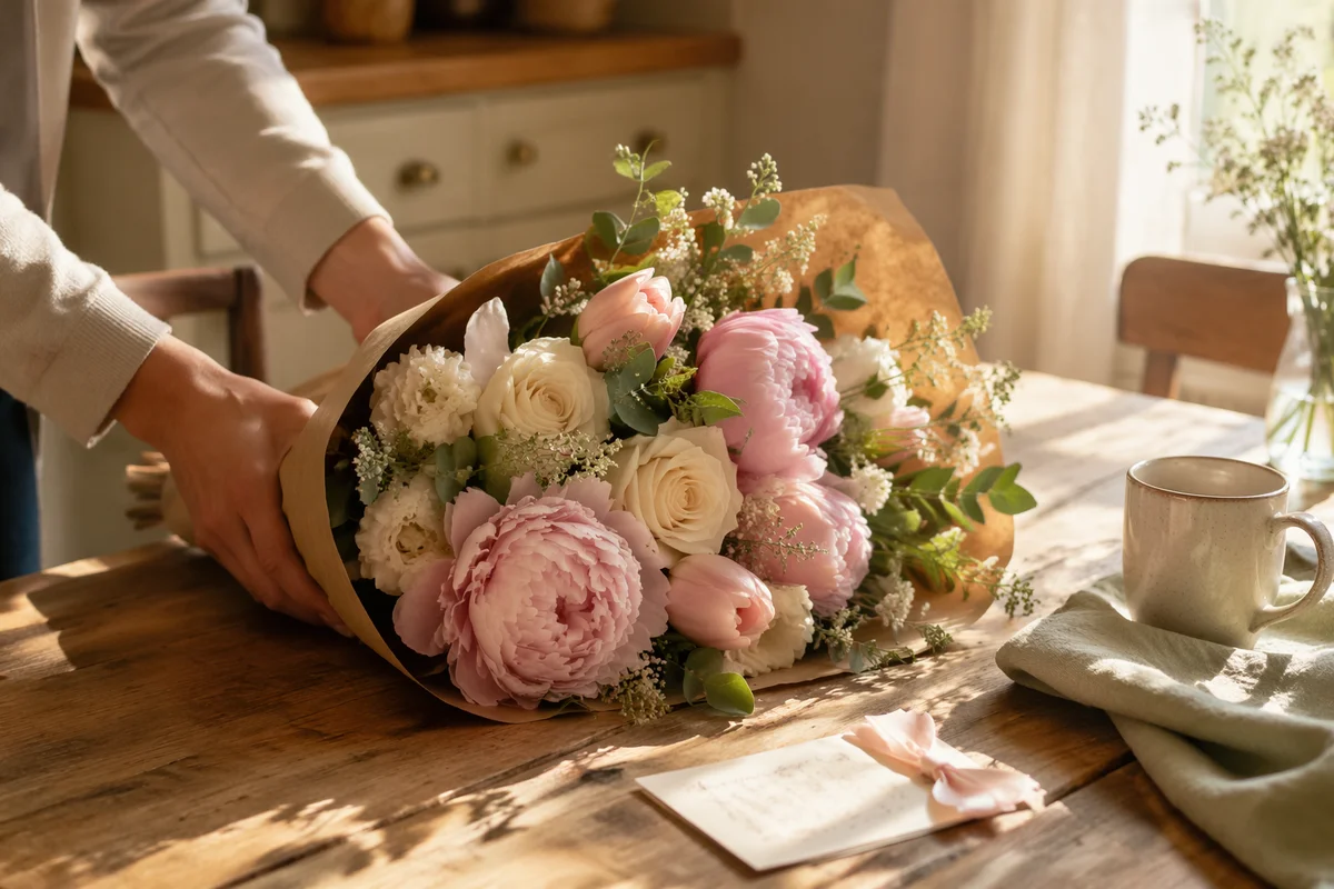 Mothers Day Bouquet and Gift Card
