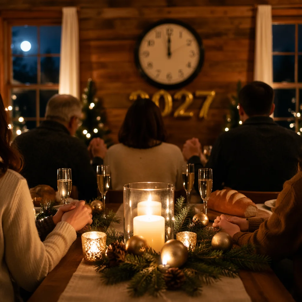 Reverent 2027 New Year Church Countdown