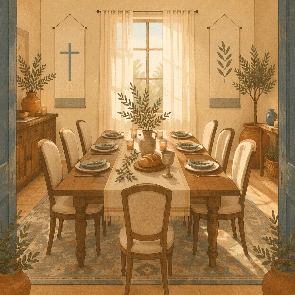 Elegant Dining Room for Christian Fellowship
