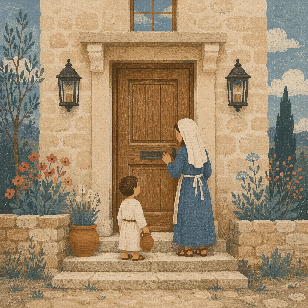 Rustic Wooden Front Door Entrance