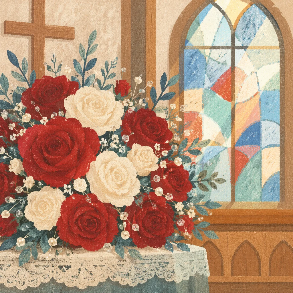 Korean Church Anniversary Floral Sanctuary Decor