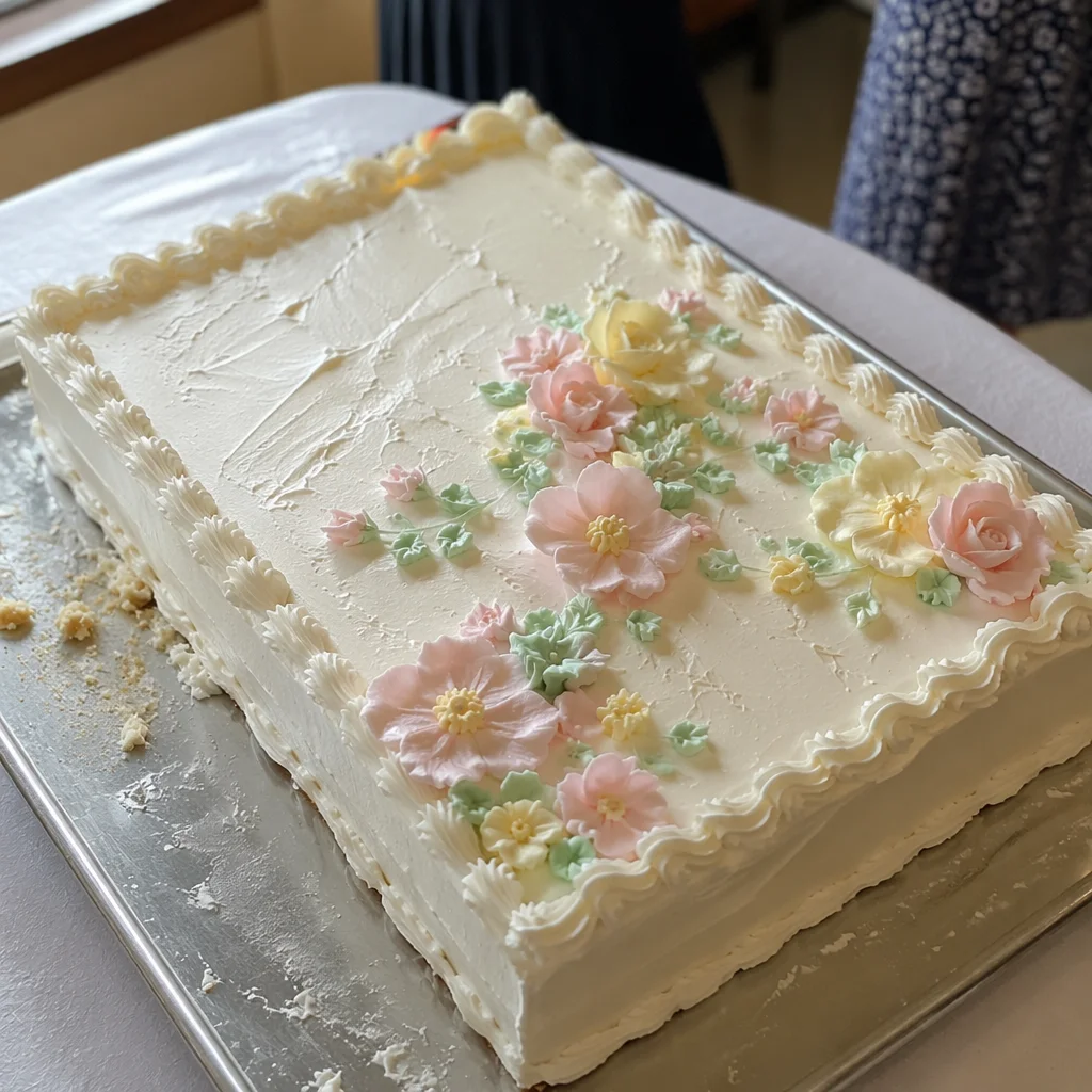 Korean Church Anniversary Flower Cake