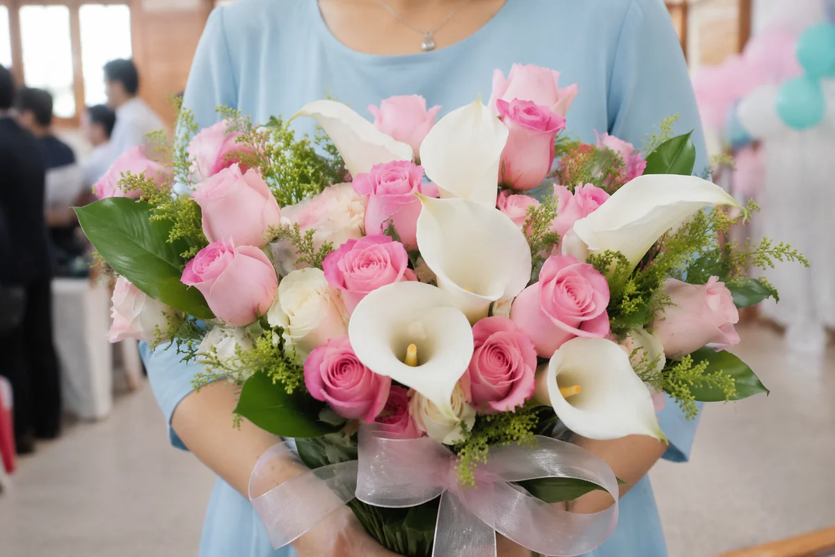 Korean Church Anniversary Bouquet Celebration