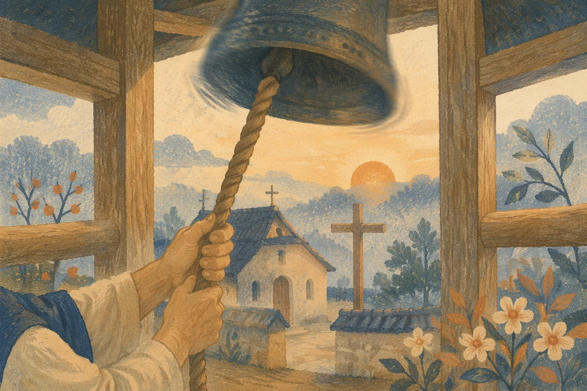Korean Church Bell Ringing at Dawn