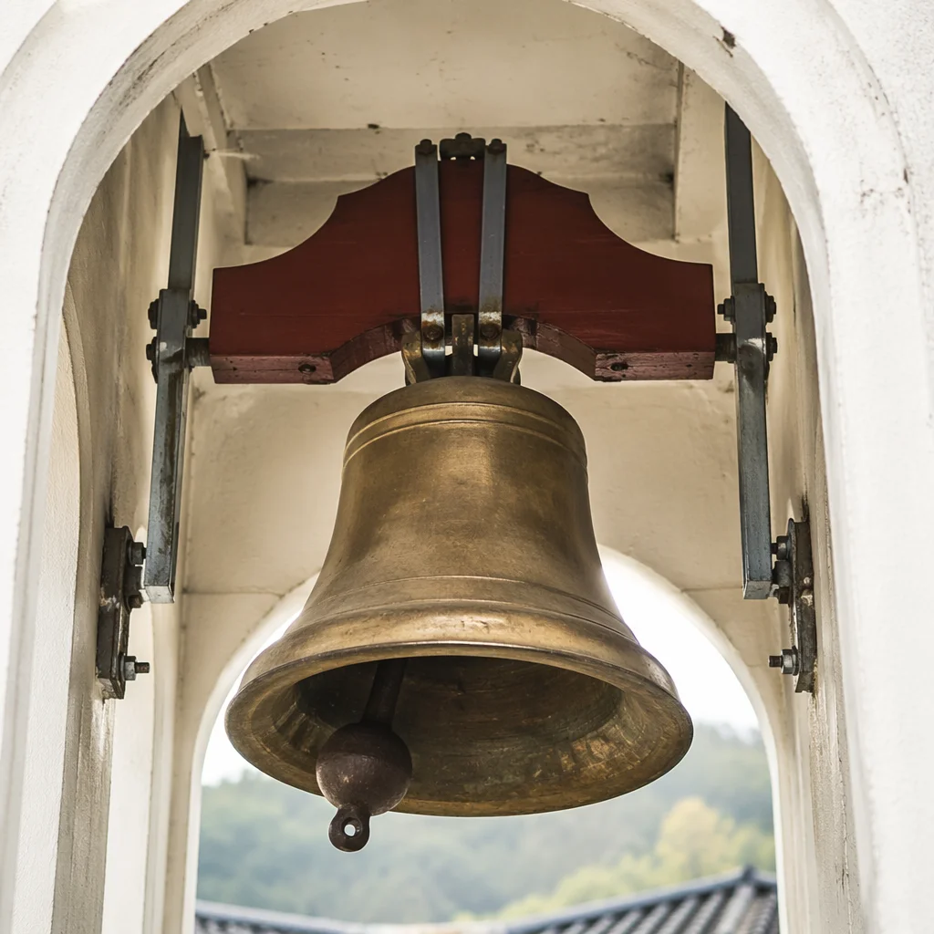 Morning Bell in Korean Church Tower