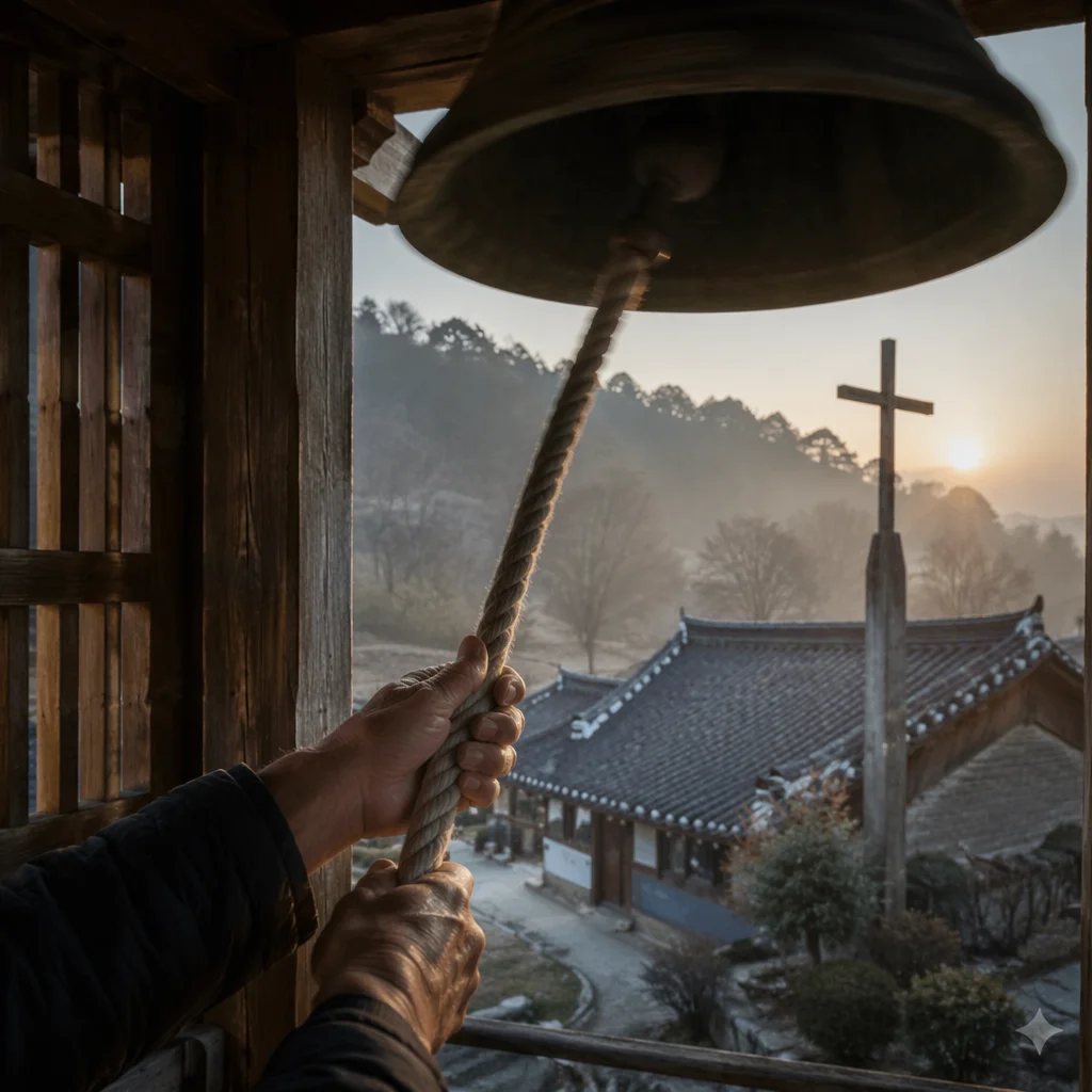 Morning Bell Call at Korean Countryside Church