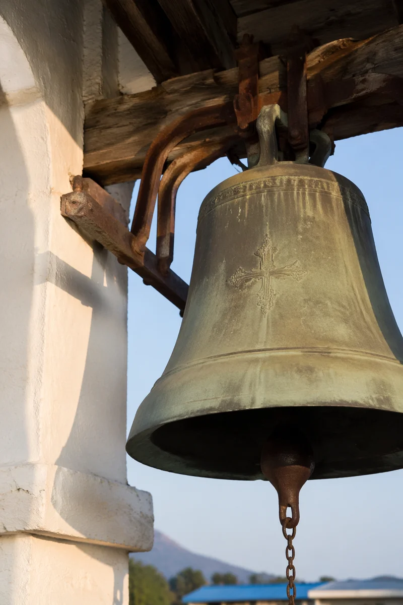 Morning Bell in Korean Church Tower