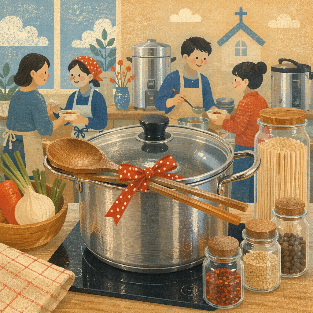 Korean Church Fellowship Kitchen Meal Prep