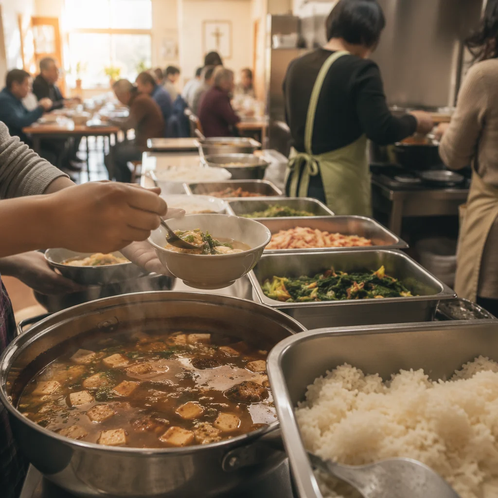 Korean Church Fellowship Kitchen Meal Service