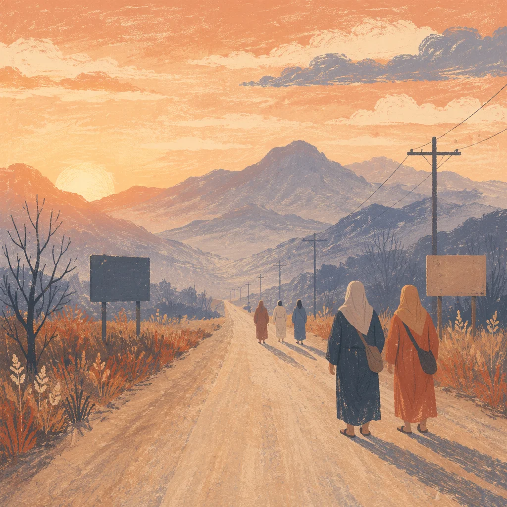Early Morning Prayer Walk in Korean Countryside