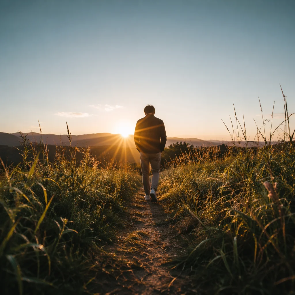 Early Morning Prayer Walk at Sunrise