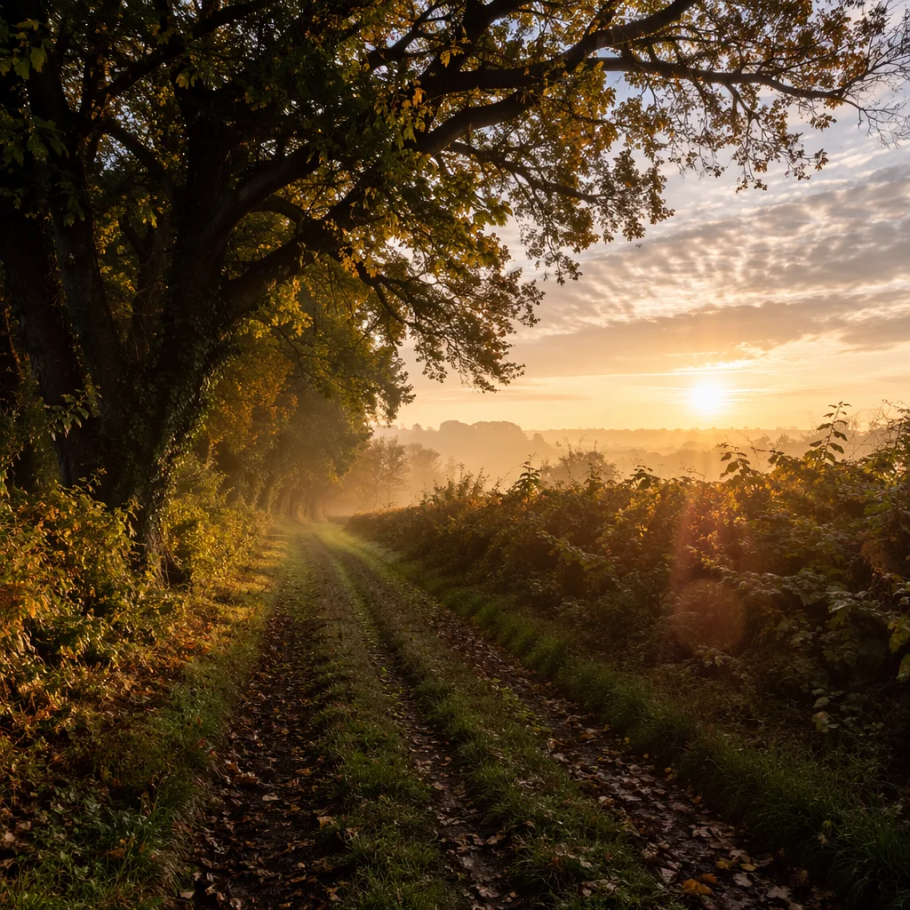 Misty Morning Prayer Walk in Nature