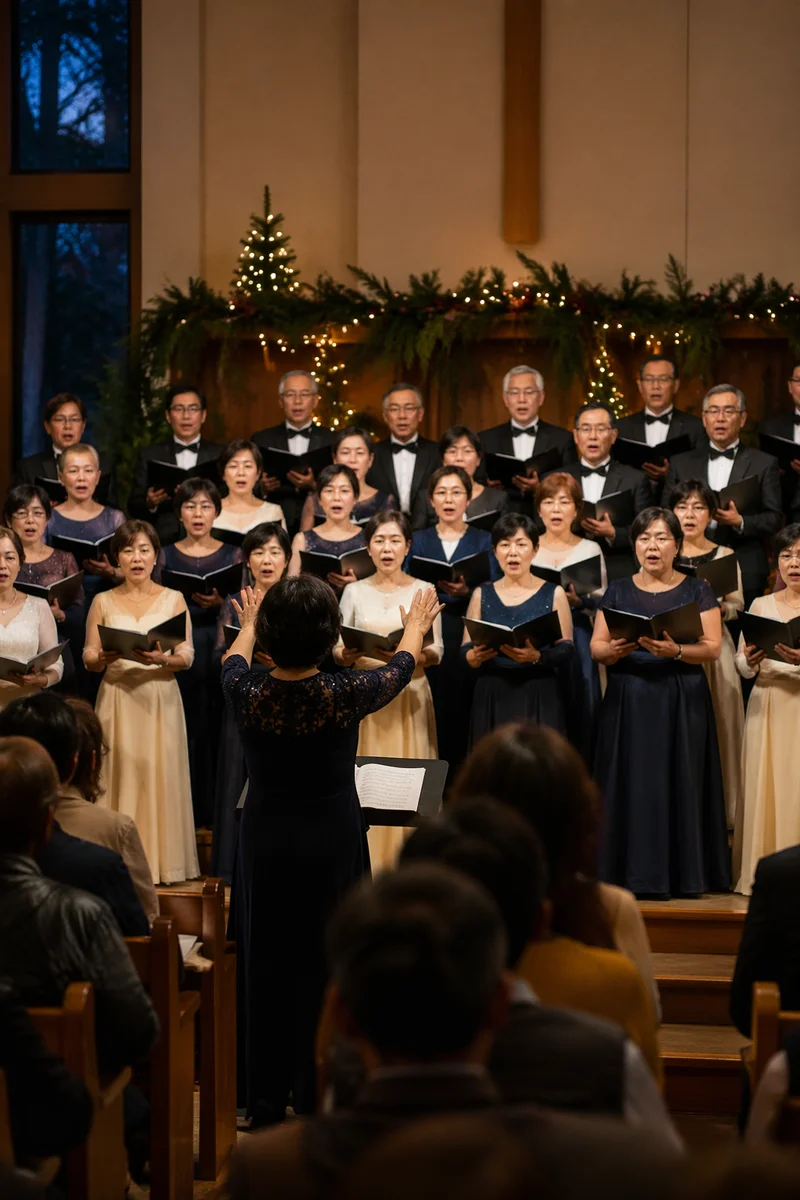 Korean Church Christmas Choir Performance