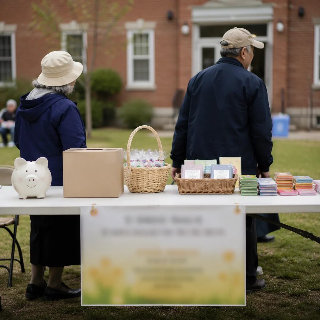 Korean Church Mission Fundraiser Table