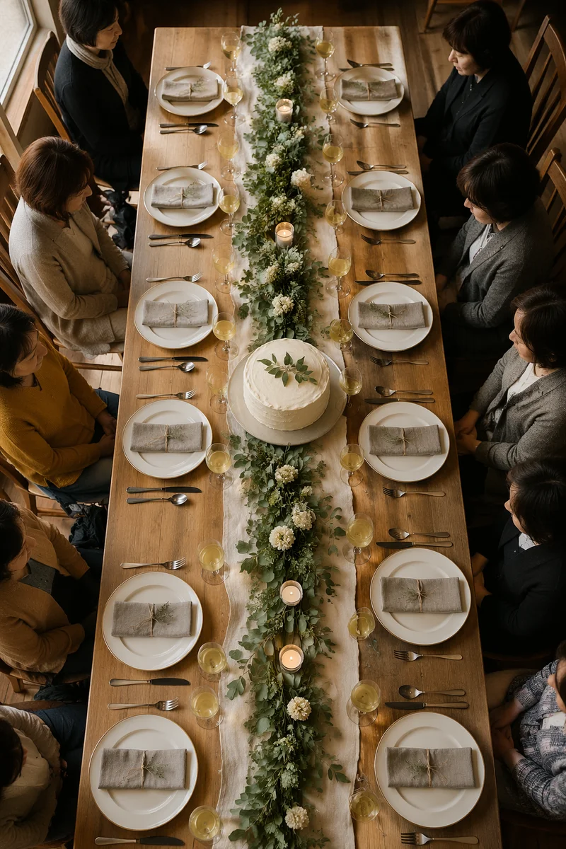 Korean Church Mission Fundraiser Banquet Table